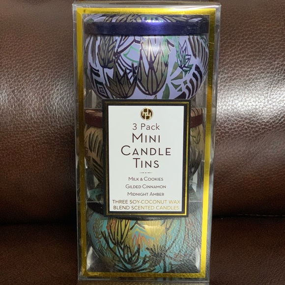 NEW Limited Edition 3 Pack Mini Candles Tins - Picture 8 of 10
